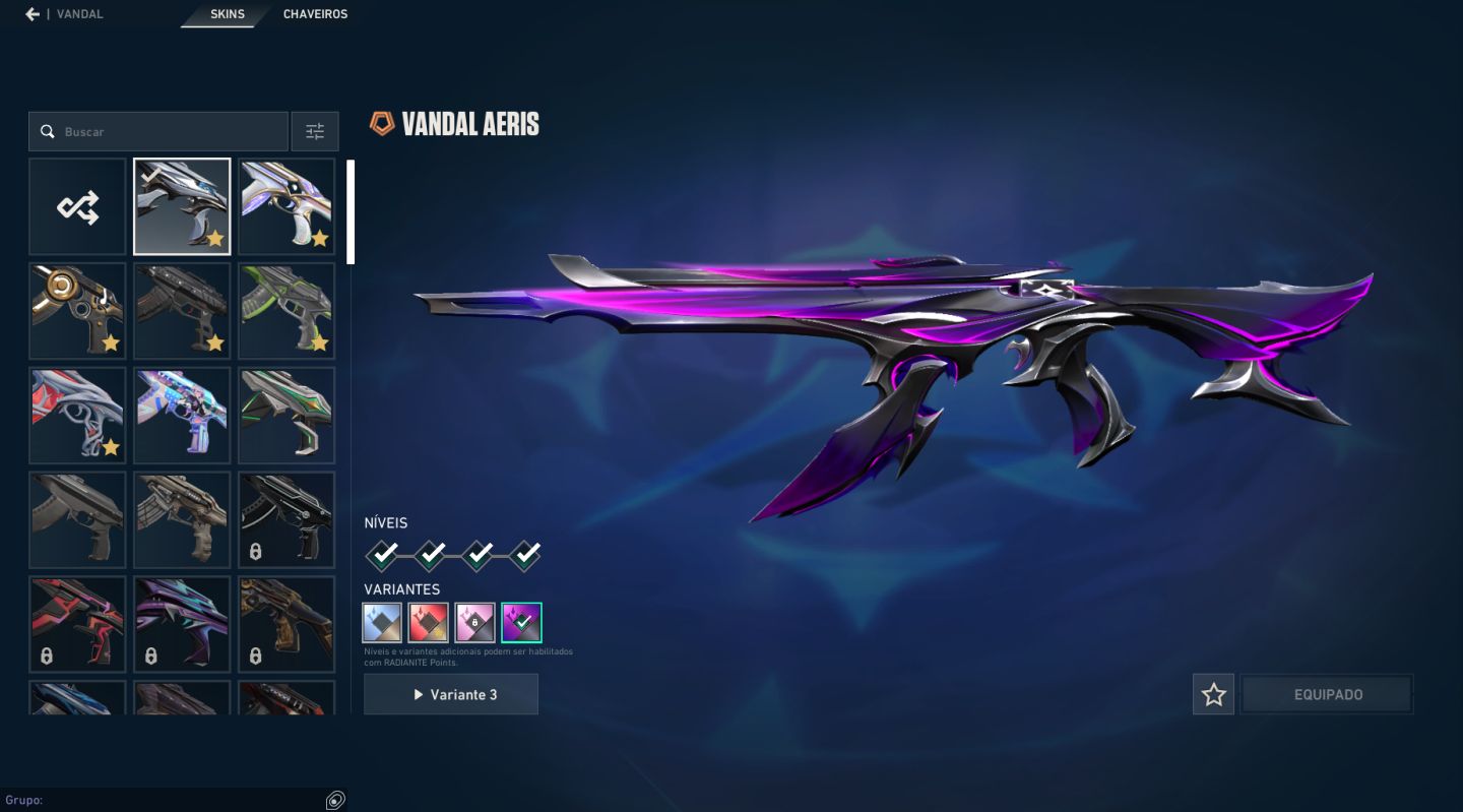 CONTA DE VALORANT ASCENDENTE COM BASTANTE SKIN