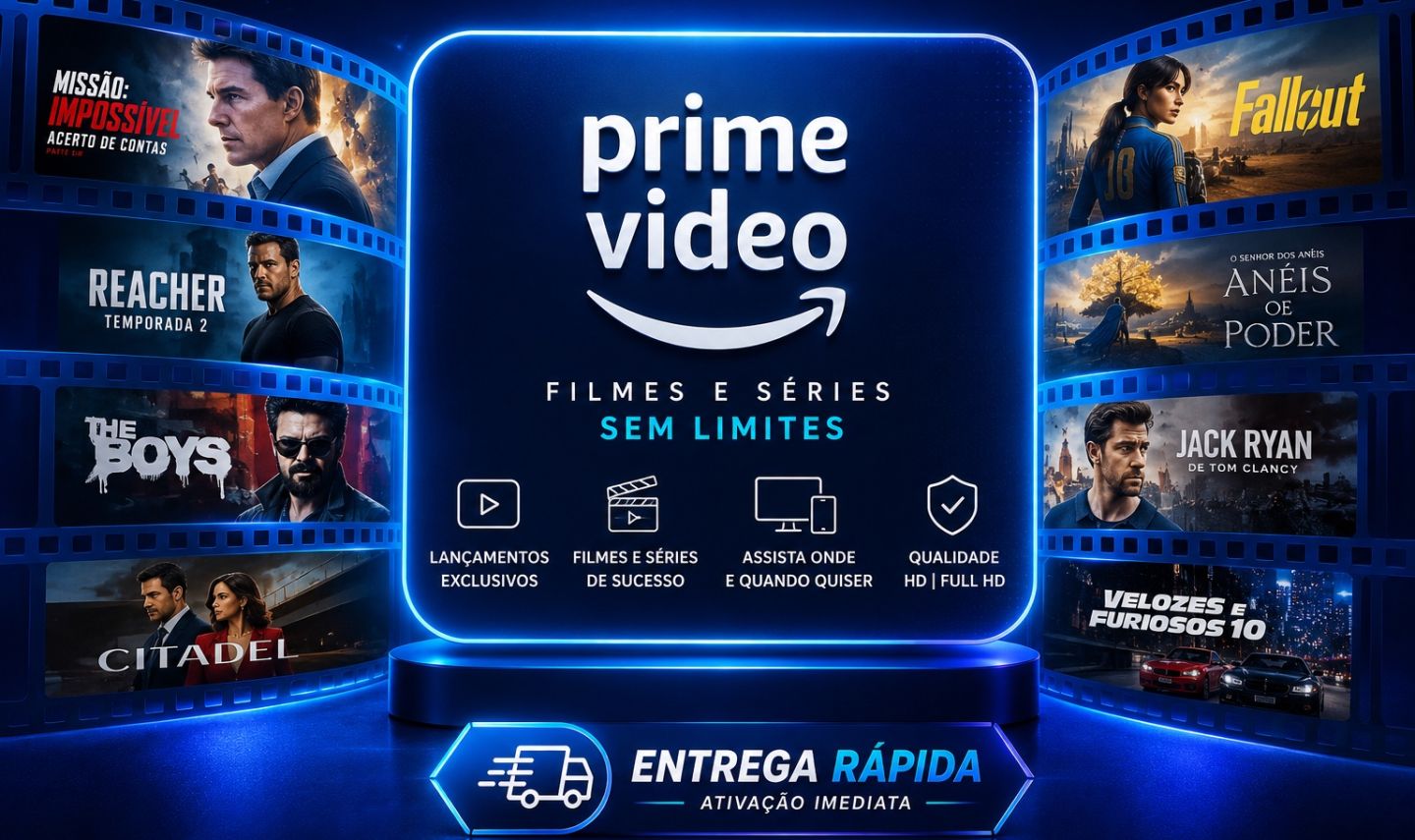 Prime Vídeos [30Dias] + Brinde