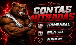 CONTAS NITRADA | 1 MÊS E 3 MESES & CONTA VIRGEM