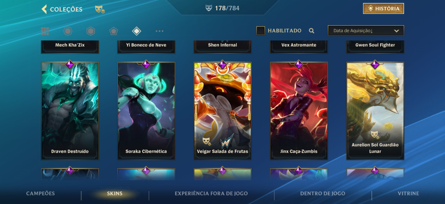 CONTA WILD RIFT,MUITAS SKINS DE ADC E JG, 2 SKIN j4 MISTICAS INCLUINDO J4 HEXTEC