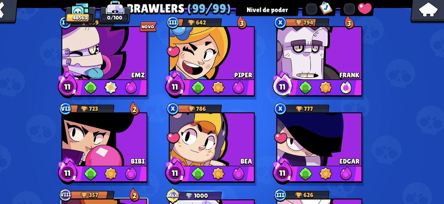 Conta de brawl stars upada com brawl pass ativo