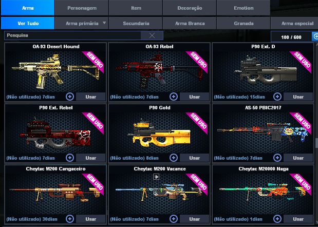 POINT BLANK (SEGUNDO TENENTE 1) (COM ITENS DE CASH) (ENTREGA AUTOMATICA)