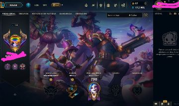 Conta LoL full champs varias skins