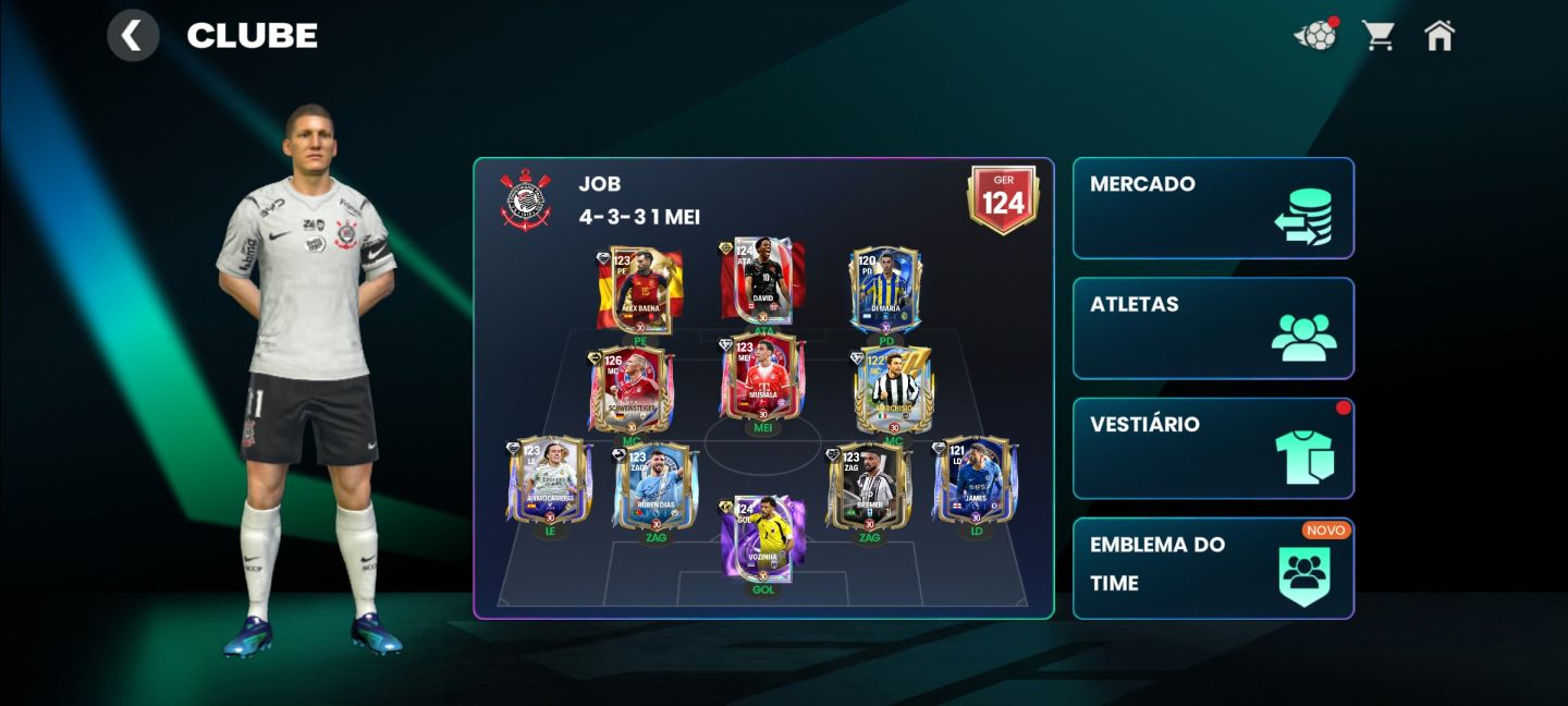CONTA FC MOBILE GER 124 | EA + FACEBOOK | NÍVEL 72 | 2024