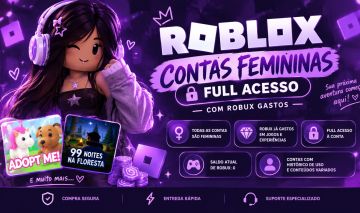 CONTAS DE ROBLOX BARATINHA COM +4000 ROBUX GASTO