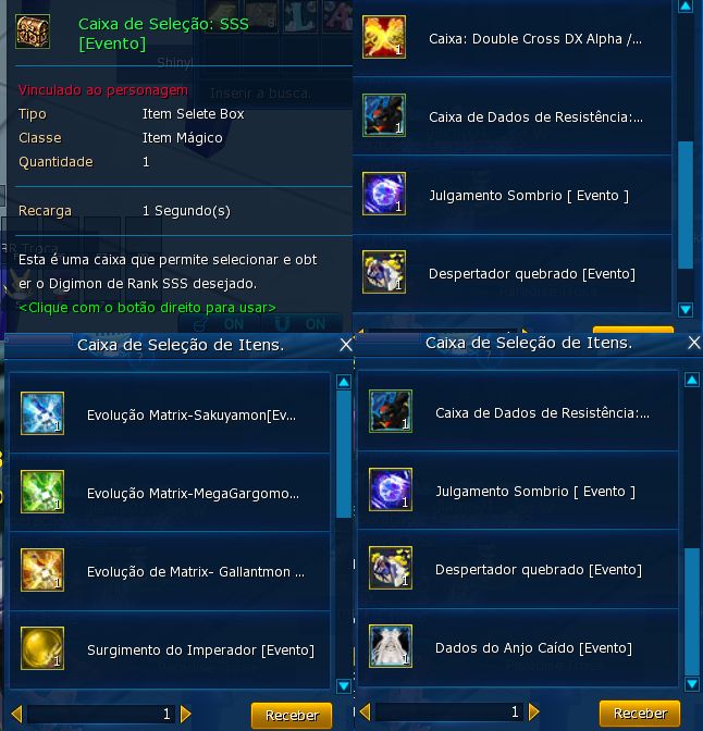 Ladmo Server Omegamon , Agumon e Gabumon Kizuna Sss+
