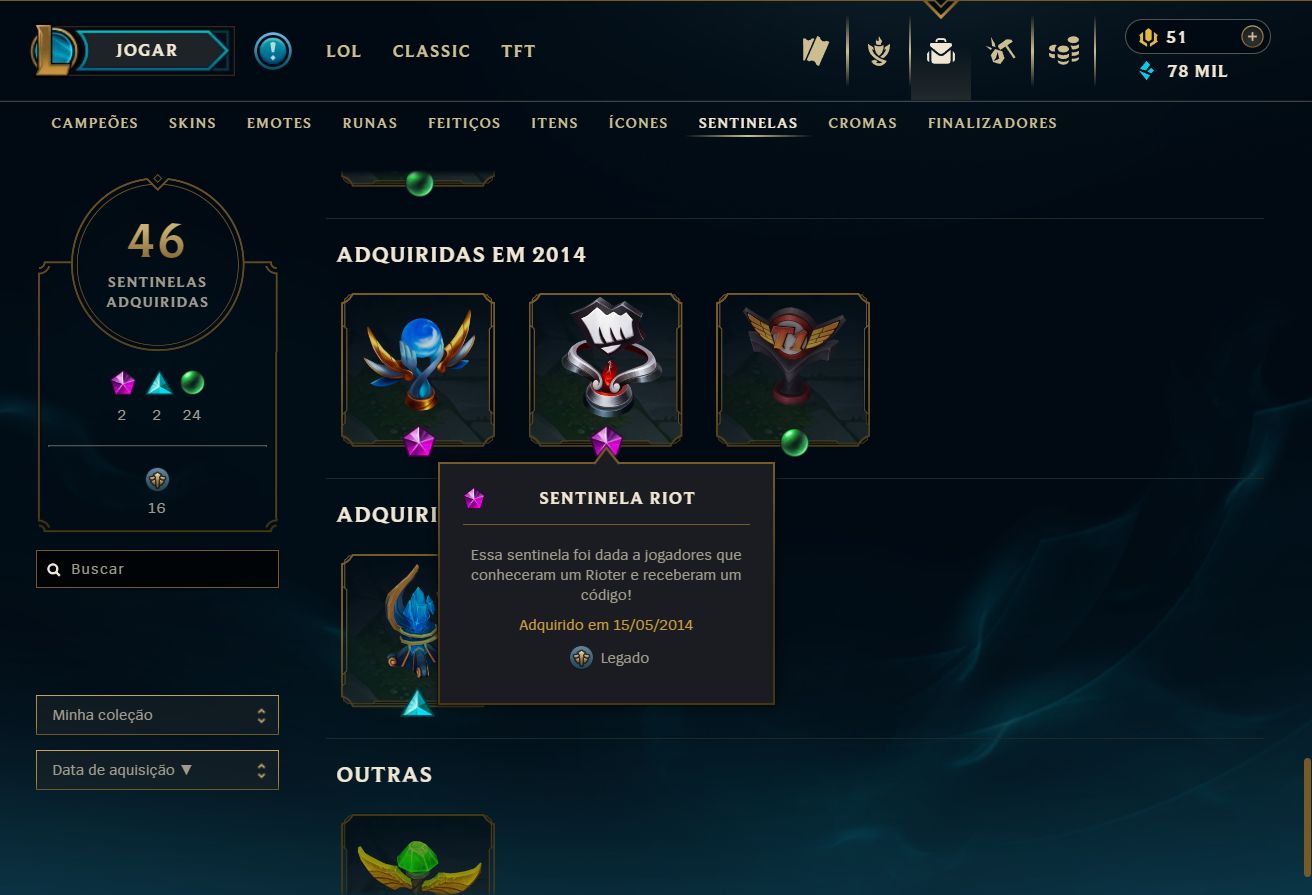 Conta League Of Legends Ouro 2 do Beta
