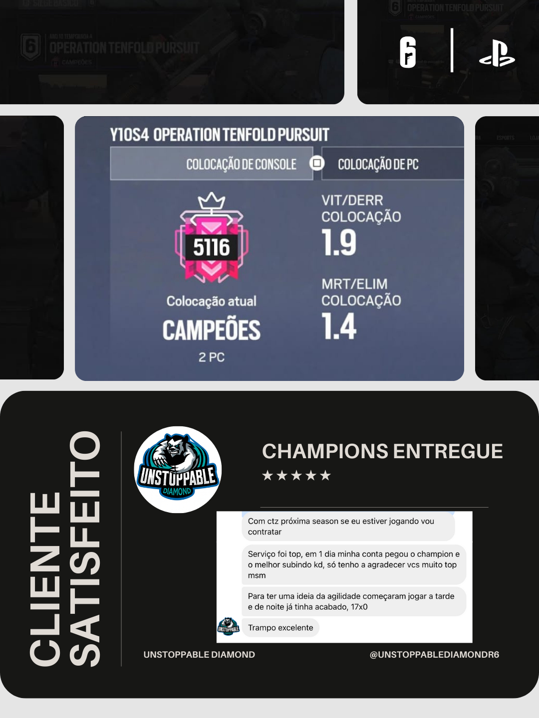 [PS/XBOX/PC] BOOST de RANK para RAINBOW SIX (olhe a descrição)