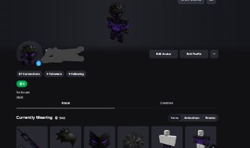 CONTA ROBLOX MUITO UPADA EM VARIOS JOGOS