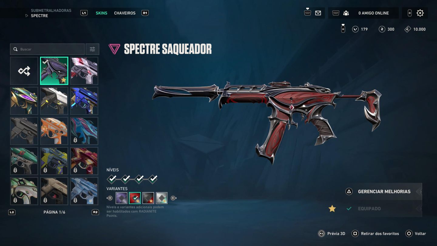 Conta Valorant Nível 403 | Ascendente | Champions 24/25 + Facas Raras | R$700