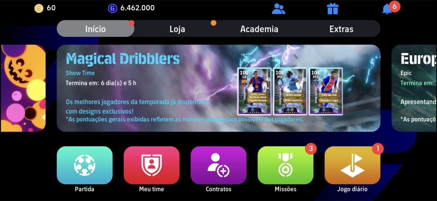 Conta efootboll com Cristiano Ronaldo 107 super raríssimo