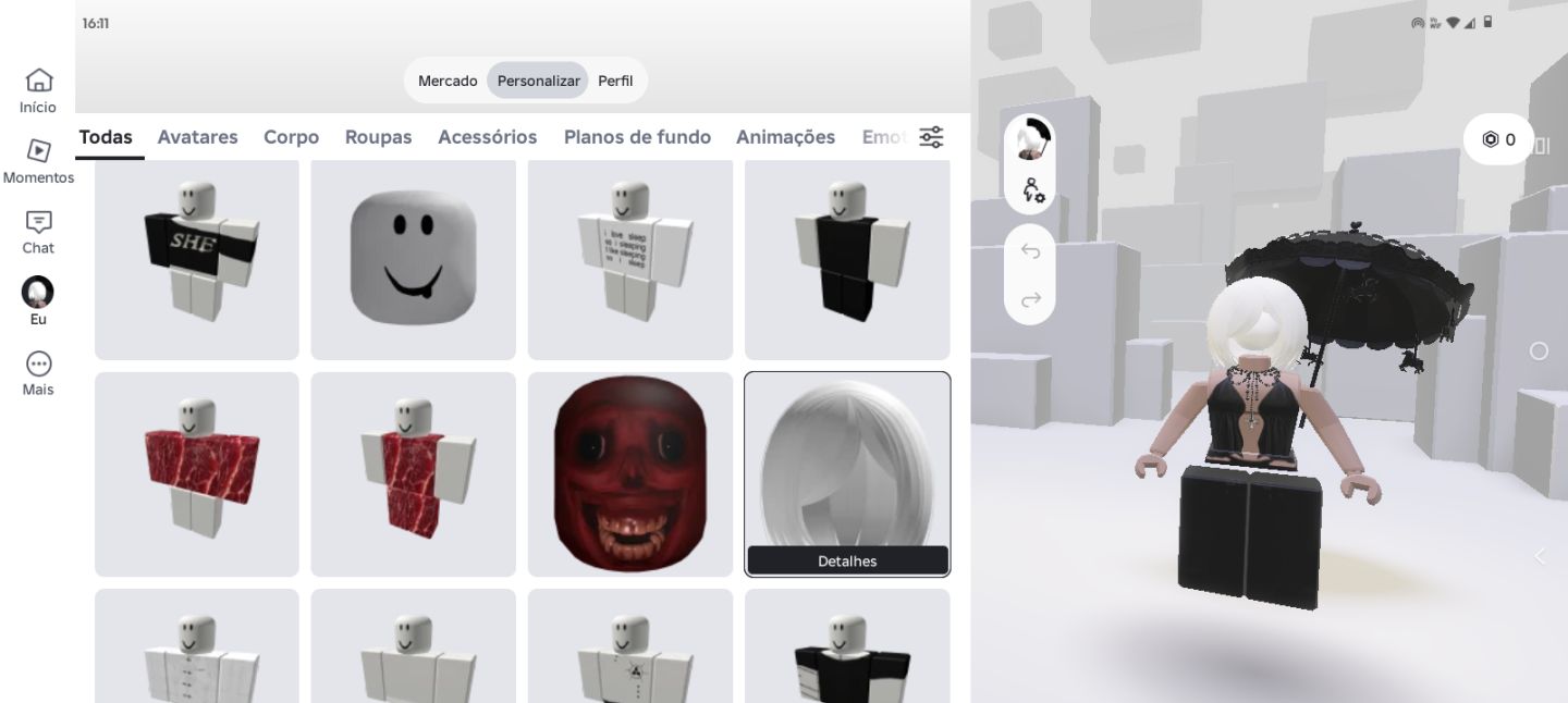 CONTA ENDGAME DEATH BALL + IMENSO INVENTÁRIO DE ROUPAS ROBLOX