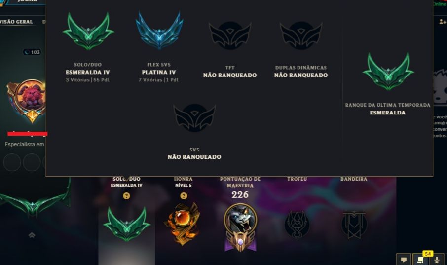 CONTA ESMERALDA 4 EX DIAMANTE 4 UPADA SEM USO DE BOT