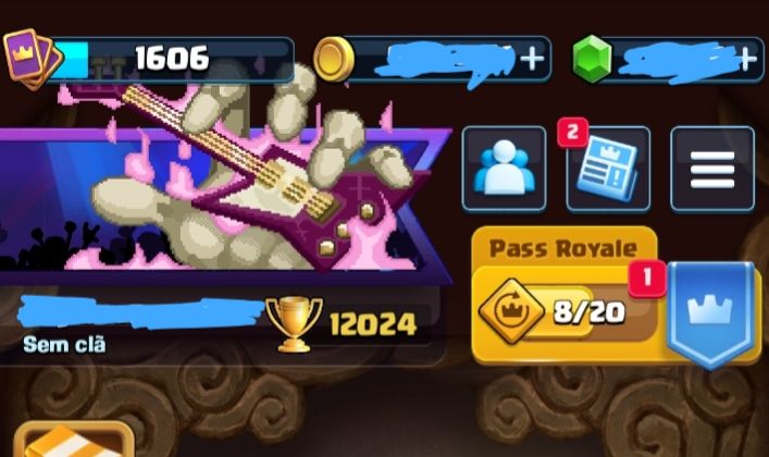 Conta Clash Royale 12024 Troféus
