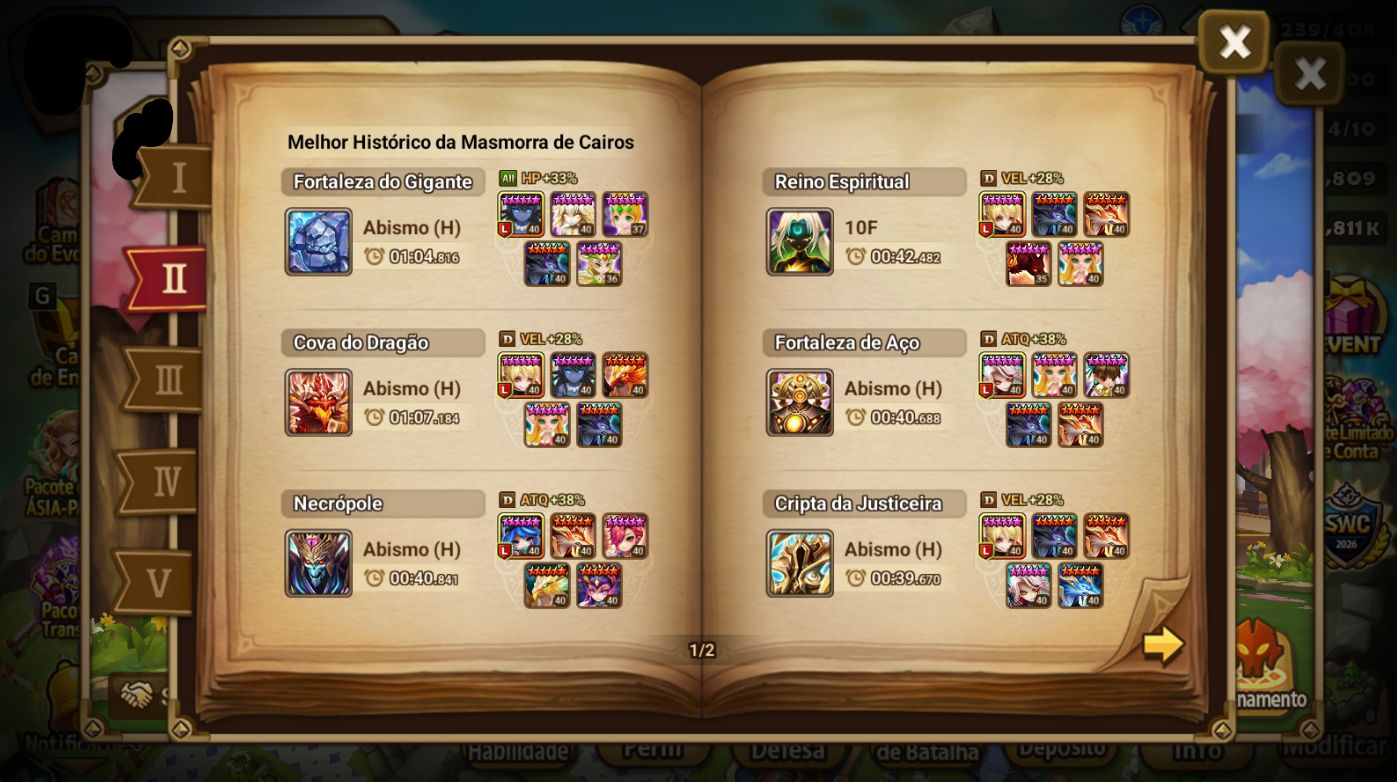 CONTA SUMMONERS WARS FRIEREN DARK COLLAB SERVIDOR GLOBAL