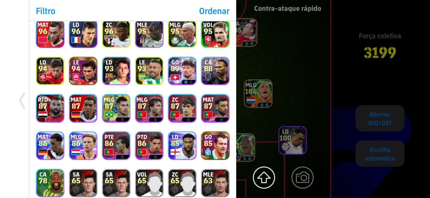 Conta de E-footeball Rara