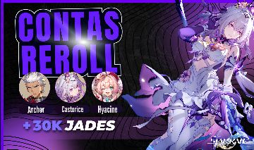 HONKAI: STAR RAIL - CONTAS REROLL 30K JADES + T5 LIMITADO