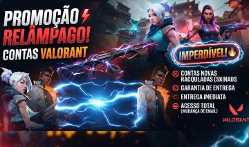 CONTAS VALORANT +1 BRINDE - IDADE VERIFICADA - FULL ACESSO - ENTREGA AUTO