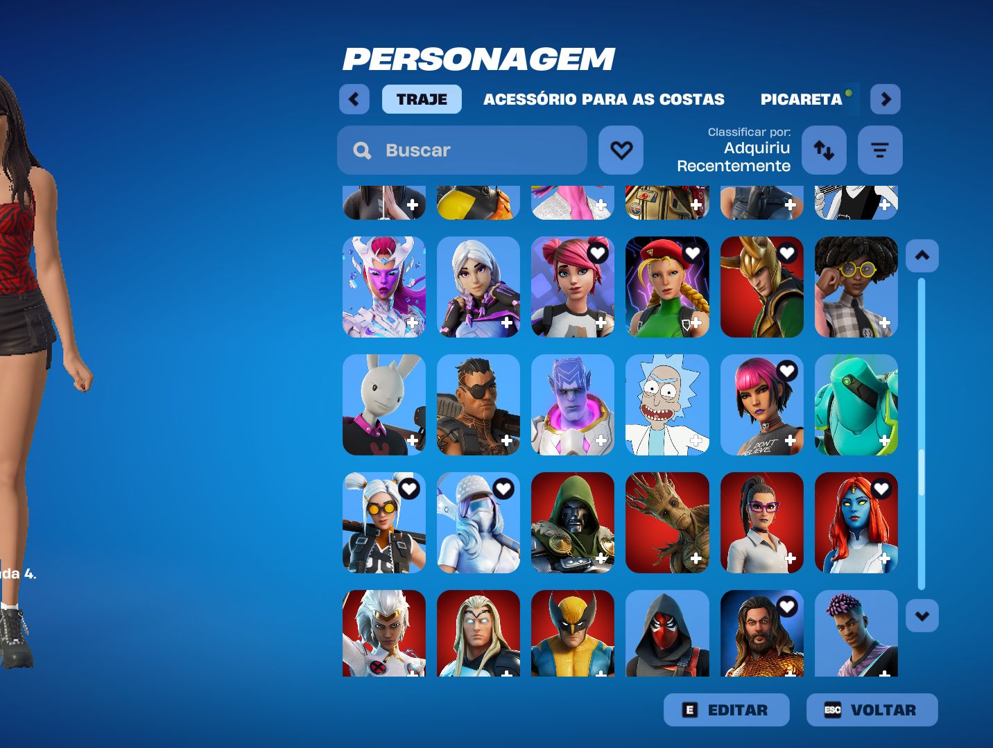 CONTA FORTNITE COM VÁRIAS SKINS | RARIDADES + CONTA COMPLETA