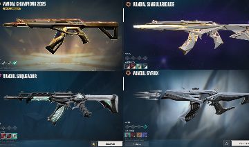 Conta valorant vandal champions 2025 + 5 facas + 42 skins