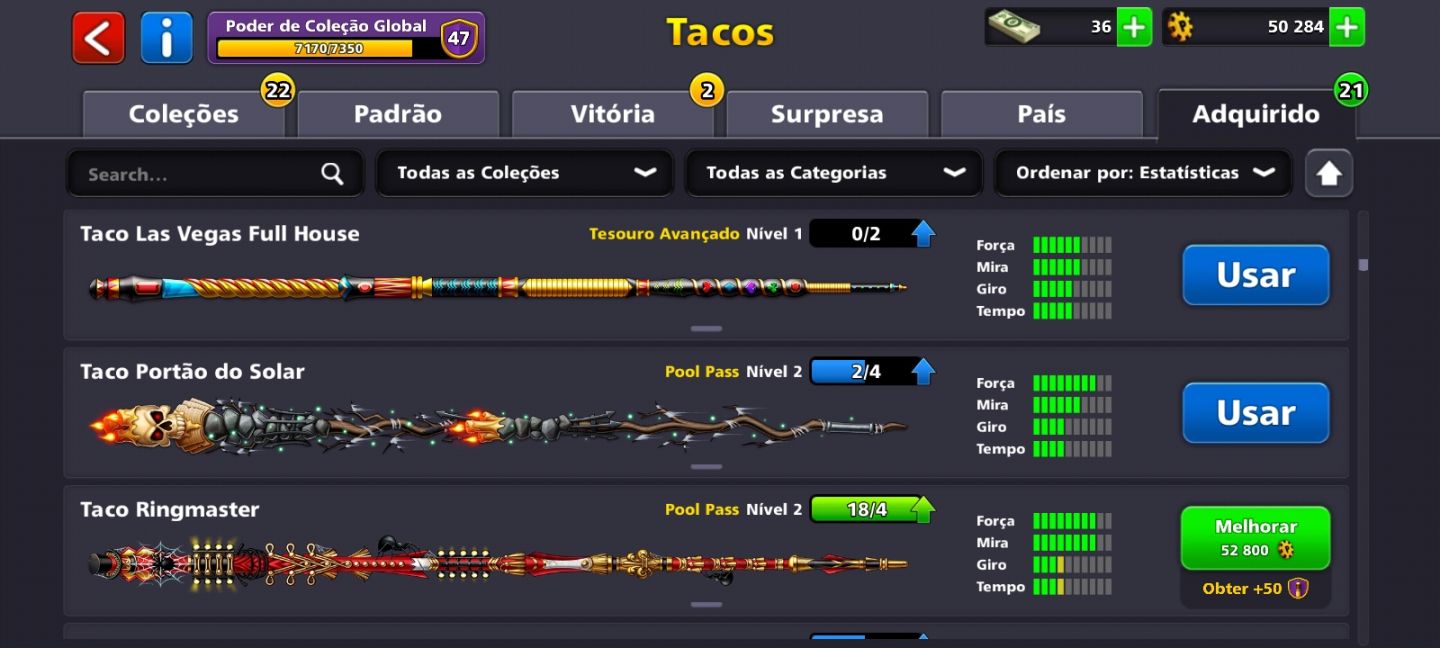 Conta 8 ball pool