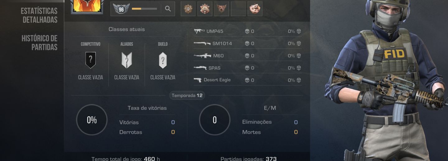 STANDOFF 2 INSANA LVL 96 | LUVAS + 2 FACAS + SKINS ST + MEDALH