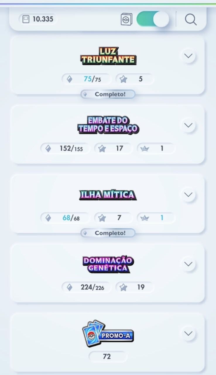 [LV 60] CONTA POKÉMON TCG POCKET | +10.300 CARTAS | CROWNS, SHINIES E PASSE