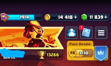 Conta Clash Royale 8 Anos - 11k+ Gemas - 23 Evoluções - Pronta para maximizar