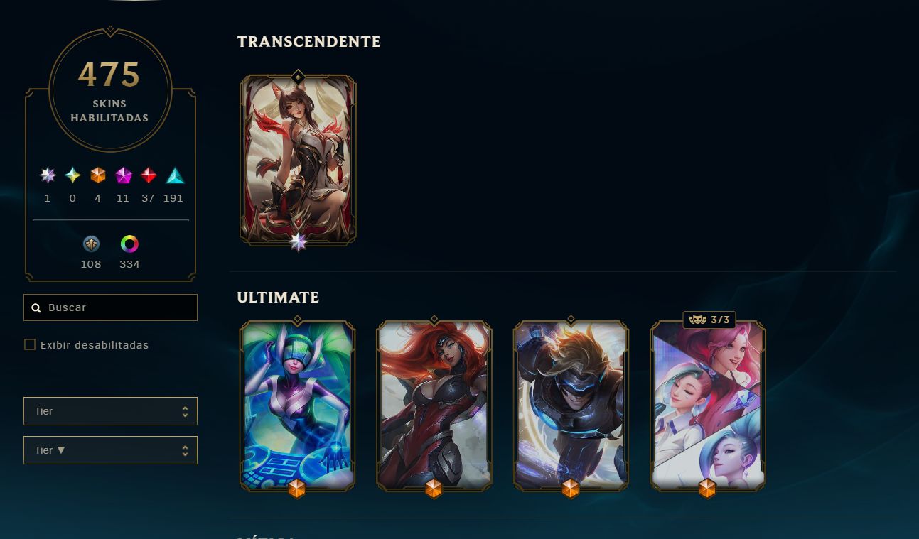 Conta League of Legends mono Riven