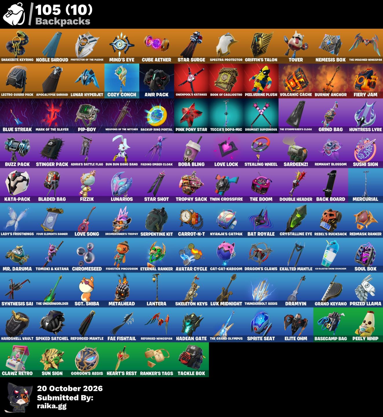 Conta de fortnite com helsie,korra,erisa, zoe clash e muito mais