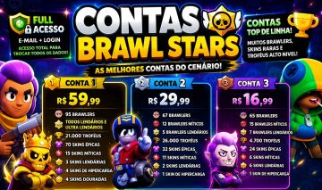 Contas Brawl Stars, No preço