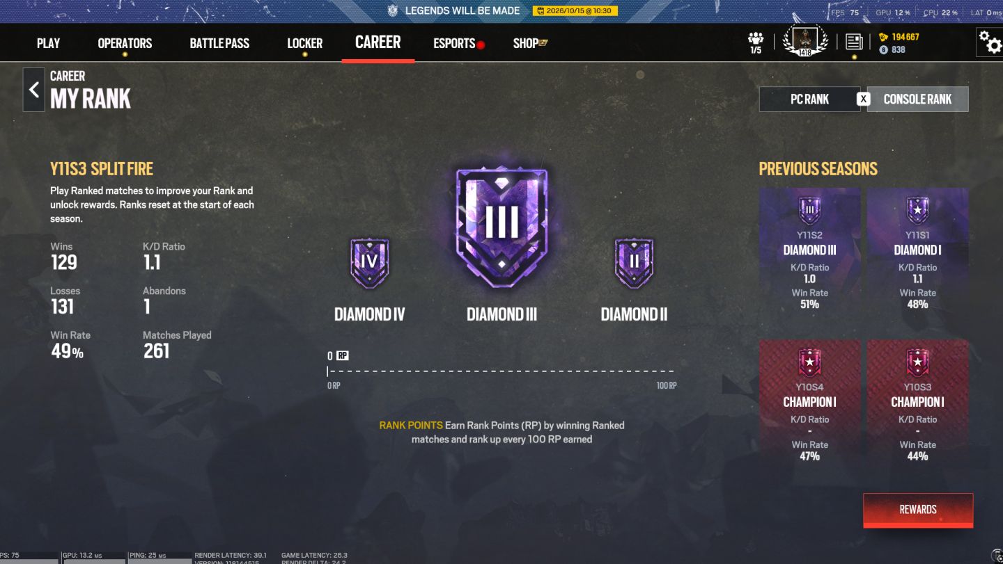 R6 ACCOUNT 12x CHAMPION, LEVEL 1418 FULL ACESS