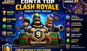 CONTA CLASH ROYALE OG
