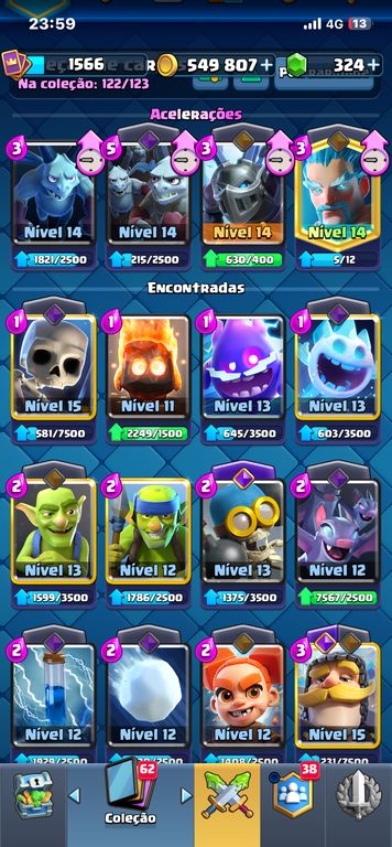 CONTA CLASH ROYALE 10.030 TROFÉUS | QUASE TODAS AS CARTAS | 12 EVOLUÇOES