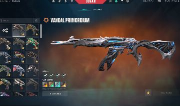 CONTA VALORANT PEAK RAD, VANDAL PRIMORDIUM+ARCANE, PHANTOM ARCADE + 3K GASTOS