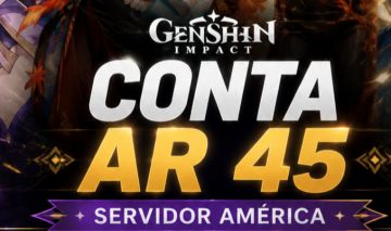 CONTA AR45 AMÉRICA | MAVUIKA + RAIDEN + KAZUHA + JEAN | 2 ARMAS 5