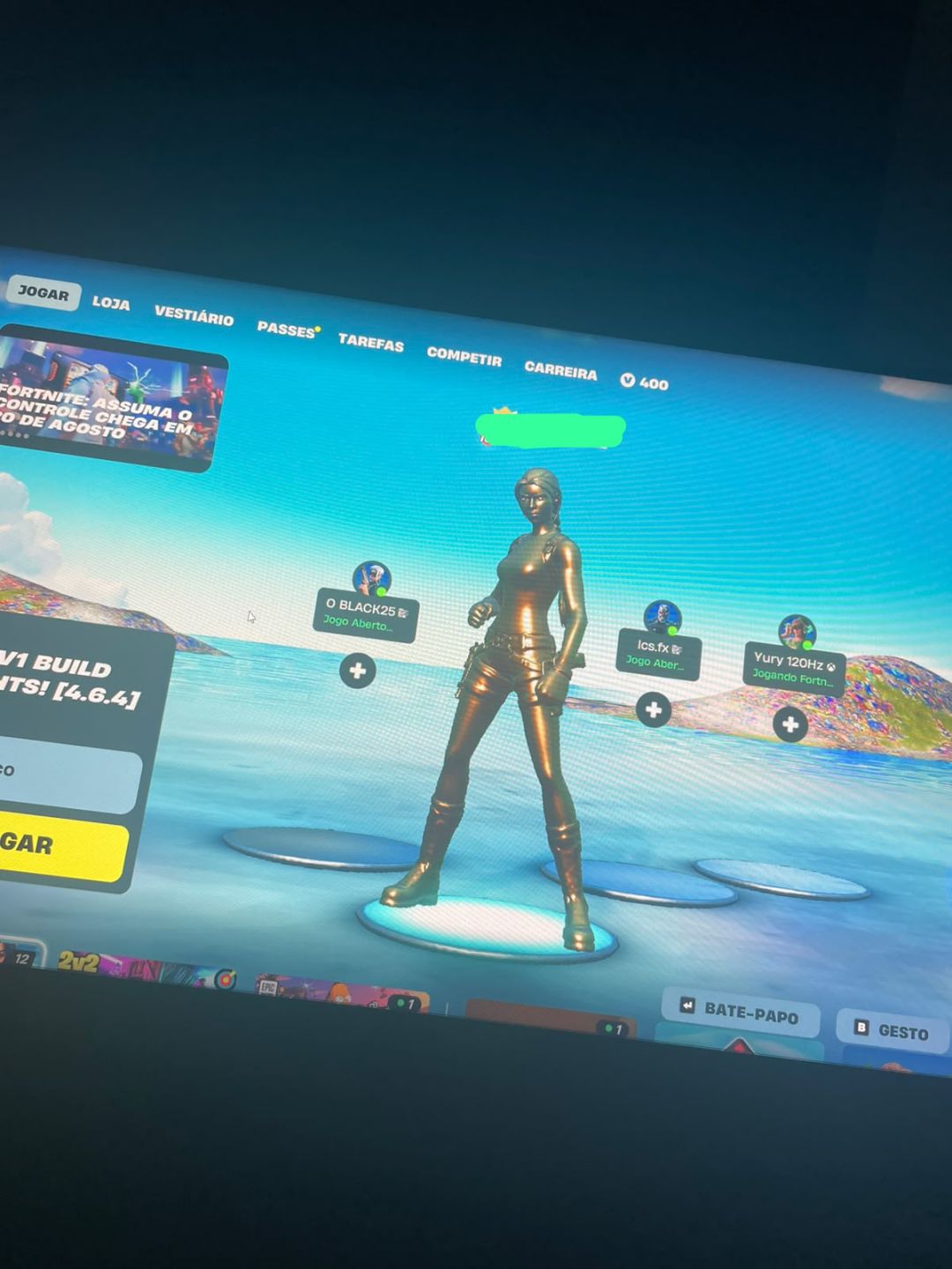 Conta fortinite com lara croft +95 skins