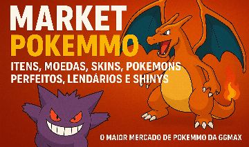 Itens, Moedas, Regiões, Gyms, Pokémons Perfeitos, Lendários (PokeMMO)