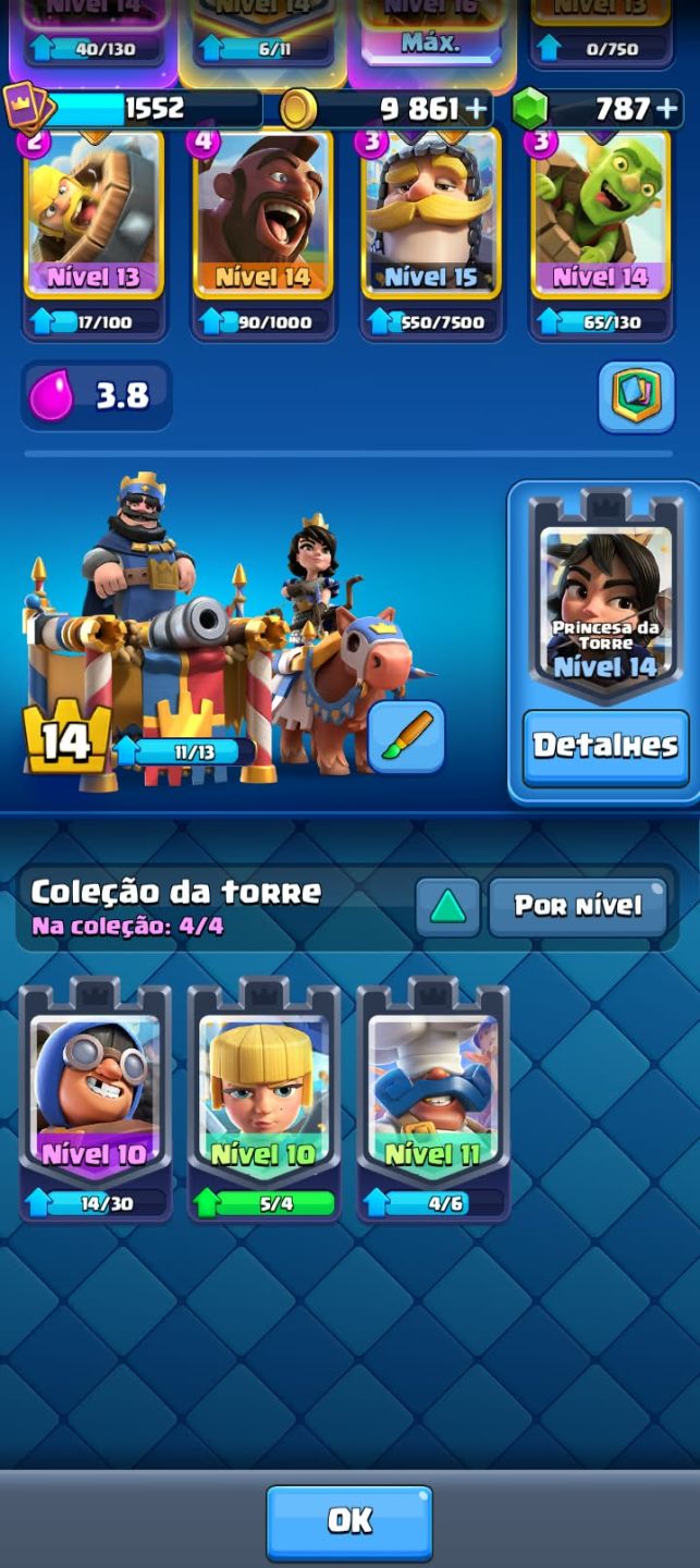 [MELHOR PREÇO!] CONTA DE CLASH ROYALE 10k TROFÉUS, 13 EVOS, 6 HERÓIS E VARIOS 14