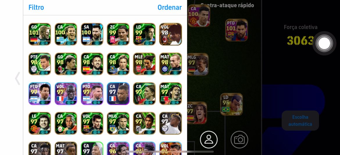 CONTA DE EFOOTBALL
