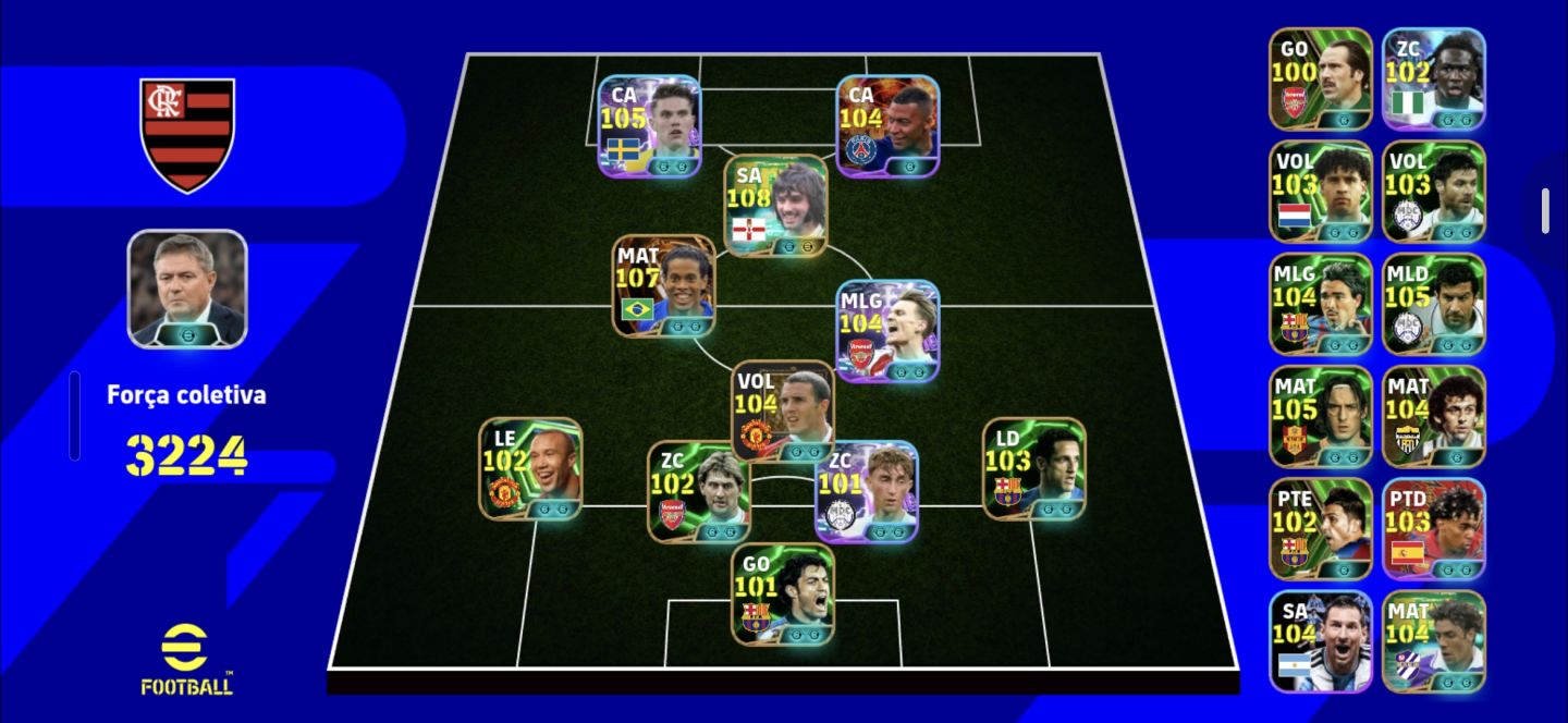 Conta Top com Ronaldinho blitz e best novo