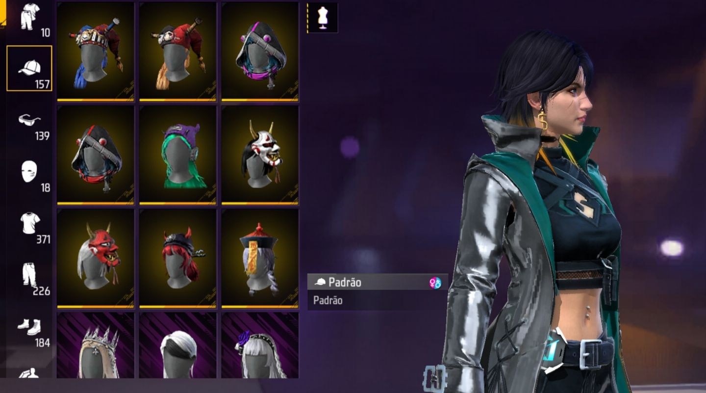 CONTA FF COM PASSE ANTIGO | LEVEL 65 | CALÇA ANGELICAL | MÁSCARA BARBA | +skins