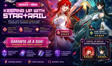 Himeko - Nova / Dan Heng EL | Conta inicial | Grande potencial | Email incluso