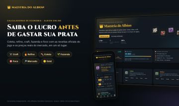 Maestria do Albion | Sistema Completo de Apoio ao Player de Albion