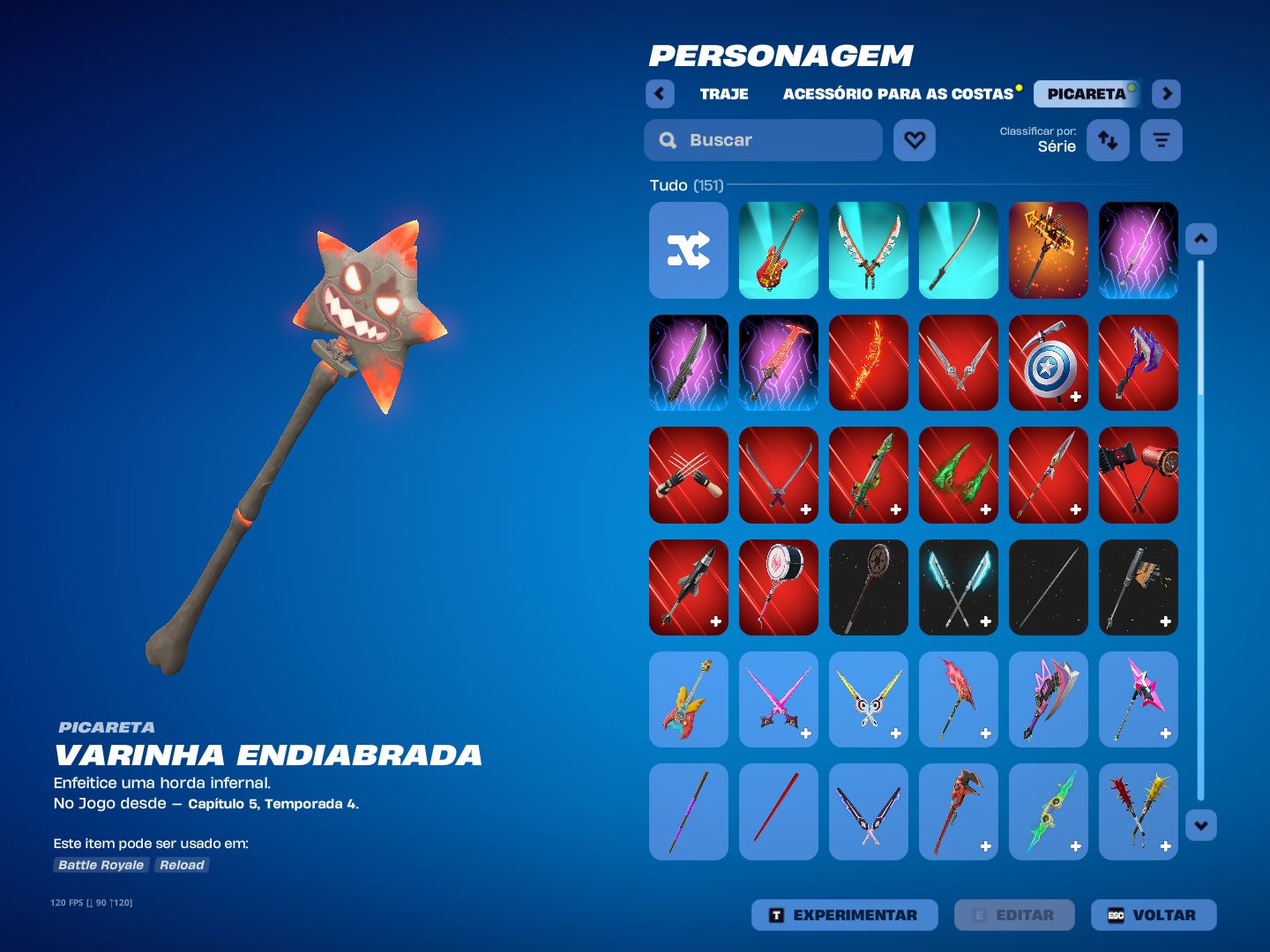 CONTA DE FORTNITE COM 119 SKINS [FA] EPIC GAMES / PSN / XBOX