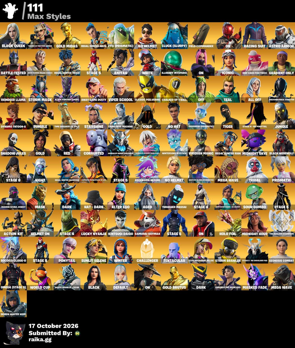 CONTA DE FORTNITE 350 SKINS TRYHARD | POLO PRODIGY | GLOW | WORLD CUP | MAKO