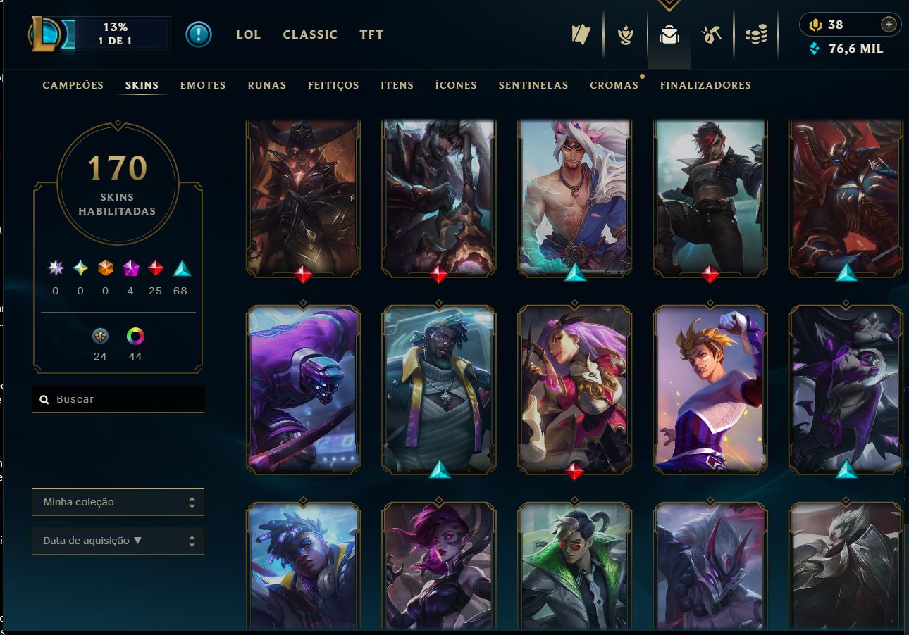 CONTA DE VALORANT E LEAGUE OF LEGENDS