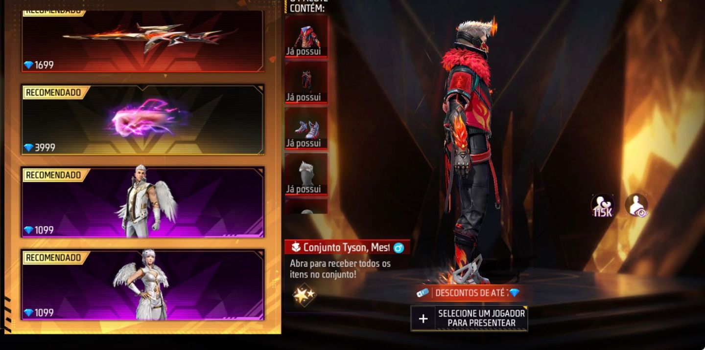 LOJA PRIME FREE FIRE - SETEMBRO