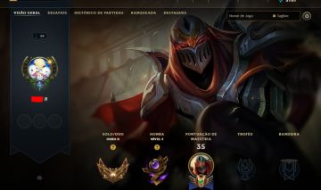 Conta lol gold 2 mmr bom