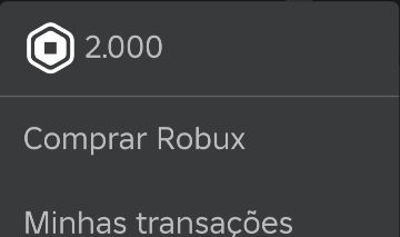Conta 2000 Conta com 2000 robux para serem gastos - Roblox - Outros jogos Roblox ...